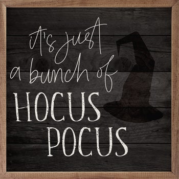 Just A Bunch Of Hocus Pocus Witch Hat Black